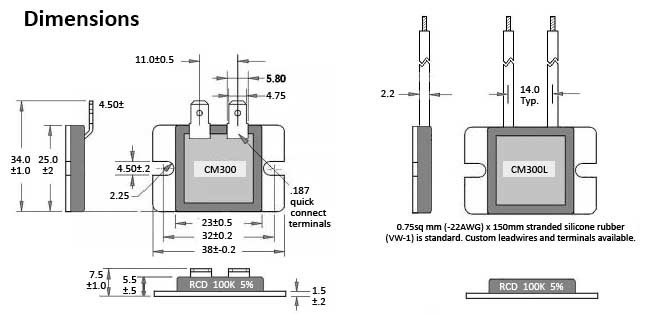RCD Component Heat-Sink Resistor