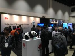 Huawei Booth in OCP