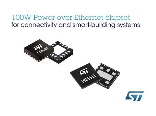 STMicroelectronics PoE chipset