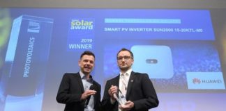 Huawei Wins Intersolar AWARD