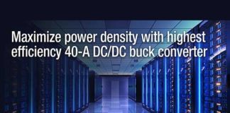 40-A DC DC buck converter