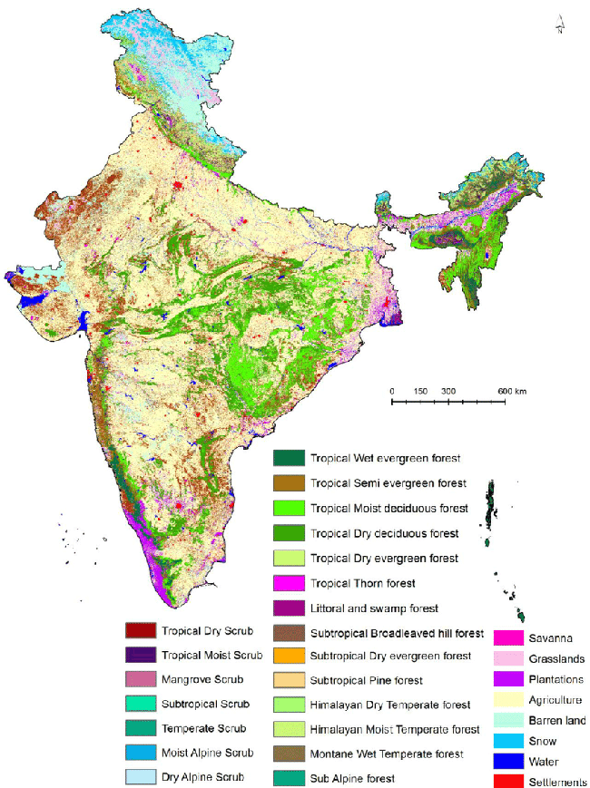Agricultural Map Of India