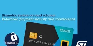 st fingerprint cards biometric payment