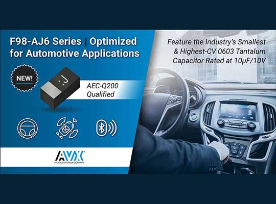 AVX512 F98-AJ6 Series Automotive Capacitors