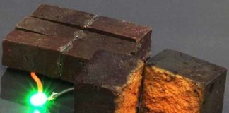 Bricks into Energy Storage Devices