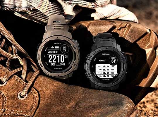 GPS enabled instinct smartwatches