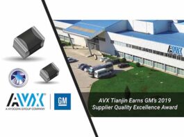AVX535 GM Supplier Quality Excellence Award PR