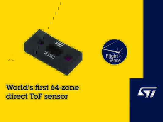 vl53l5 multi zone direct tof sensor