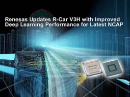 Renesas Updates Popular R-Car V3H with Improved Deep Learning Performance