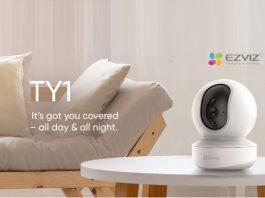 EZVIZ TY1 Smart Wi-Fi Pan & Tilt Camera