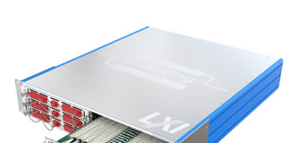 high voltage scalable LXI matrix module from Pickering