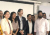 Mr Shrikanth Sinha, Shanta Thoutham along with kishan seen at the launch of H-Labs
