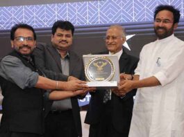 Instashield Receives WCDM-DRR Award from Sh G Kishan Reddy, Union Minister of Tourism, Culture & Development of the North Eastern Region of India
