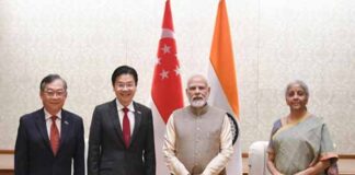 India-Singapore Ministerial Delegation