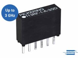 Miniature coaxial reed relay