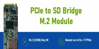 PCIe to SD bridge module