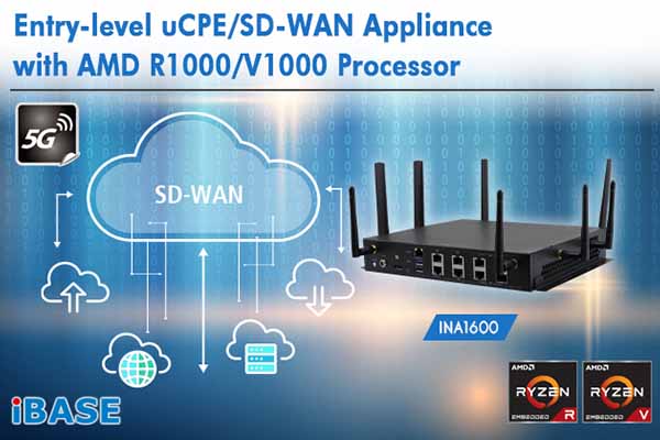 Entry-level uCPE/SD-WAN Appliance with AMD Processor