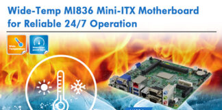 Wide-Temp MI836 Mini-ITX Motherboard for Reliable Operation