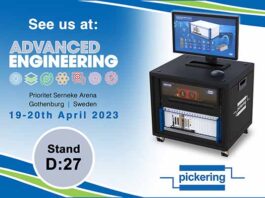 Pickering to demo EV BMS test rig at Advanced Engineering