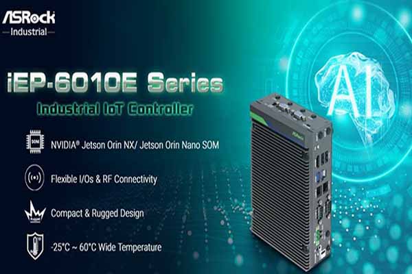 iEP-6010E Series New Industrial IoT Controller with NVIDIA Jetson Orin NX/ Jetson Orin Nano SOM