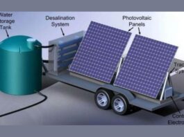 Solar water desalination