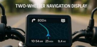 Two-Wheeler Navigation Displays