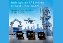 Qorvo Eliminates Cascaded Switches in 5G Radios with New Wideband High-Isolation Family 5G Radios
