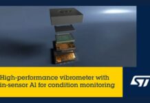 STMicroelectronics launches AI-enabled vibration sensor for industrial condition monitoring vibration sensor