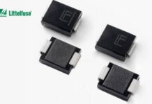 Littelfuse TP5.0SMD-FL TVS Diodes Now at Mouser for Automotive Protection TP5.0SMD-FL TVS