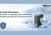 ASRock Industrial iEP-5010G-DCN Earns World’s First IEC 62443-4-2 SL3 Certification SL3 Certification