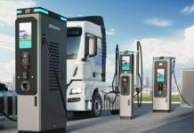 Electric Truck Charging Station