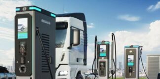 Electric Truck Charging Station