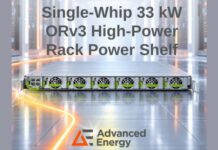 Advanced Energy Adds Single-Whip AC Input Option to 33 kW ORv3 HPR Power Shelf Advanced Energy